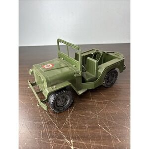 Vintage Amloid U.S. Army Jeep Complete with Gun 11" Ray Patrol